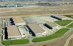 Trammell Crow Company's CargoCentre™ III and AirFreight & LogisticsCentres™ complex at Dallas / Fort Worth  International Airport, built by general contractor Bob Moore Construction company, is the first air cargo facility with parking space specifically designed to accommodate the Airbus A380 aircraft.