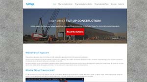 Featured Construction Company Website - Tilt up.com